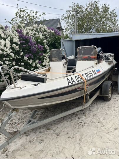 Катер Grizzly 470DC + мотор Yamaha60 + прицеп