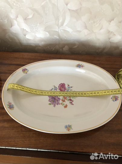 Столовый сервиз СССР «мейсенский букет»