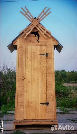 Дачный туалет с установкой ART133