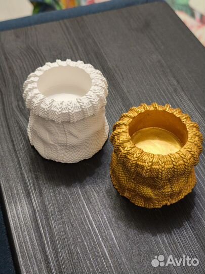 Подсвечник из гипса