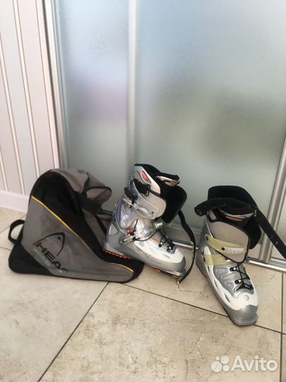 Горные лыжи и ботинки