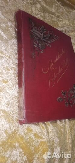 Ноты антикварные « Песни без слов Мендельсона »