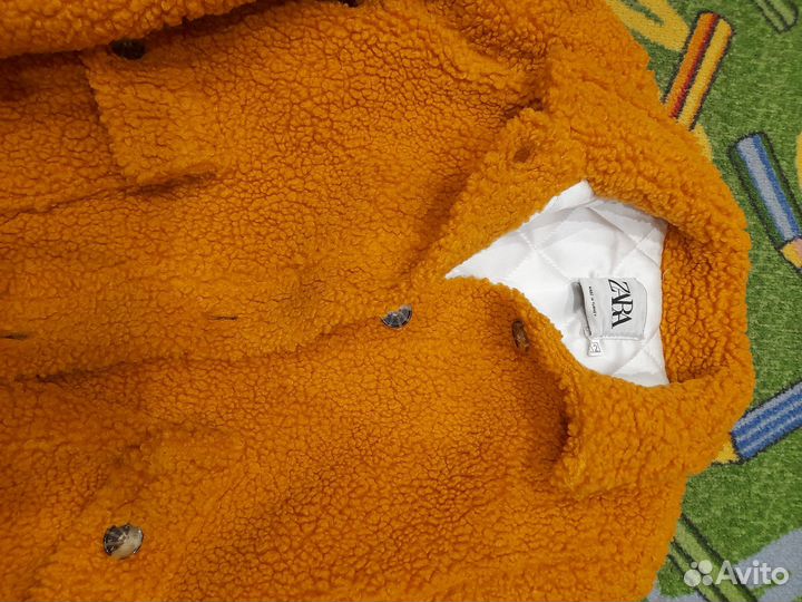 Пальто для девочки zara