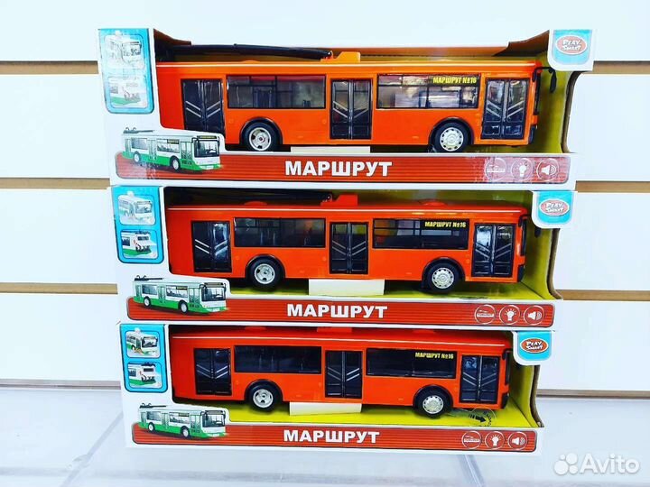 Троллейбус 29см со свето-звуковыми эффектами