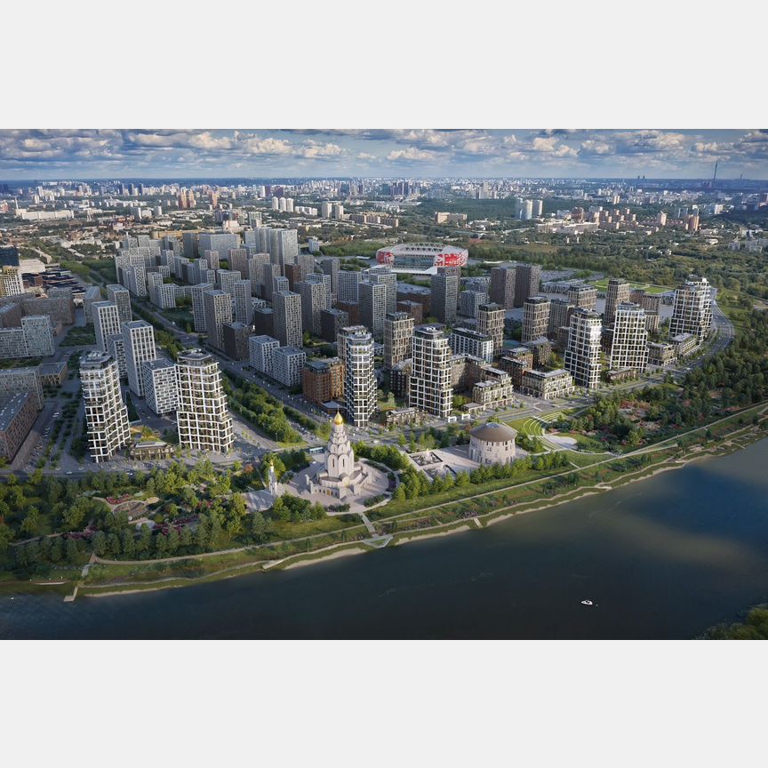 1-к. квартира, 53,6 м², 4/22 эт.