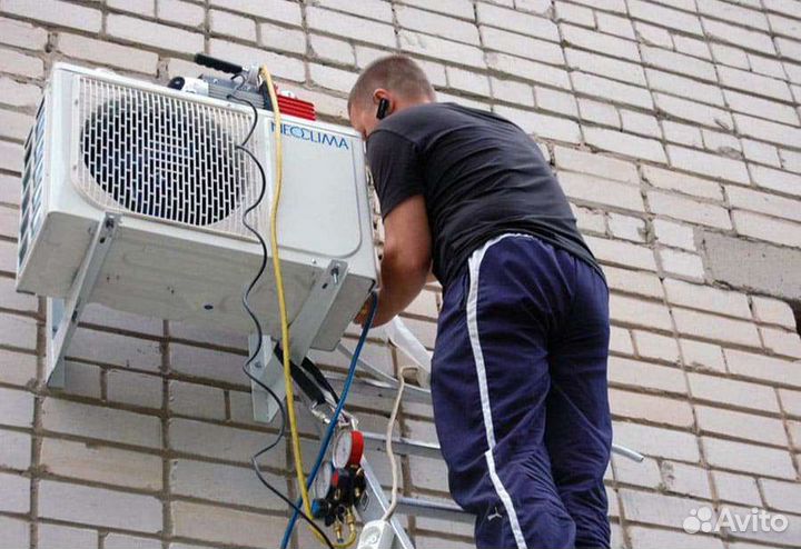 Установка, монтаж кондиционера в день обращения