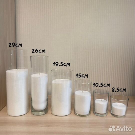 Насыпные свечи аренда