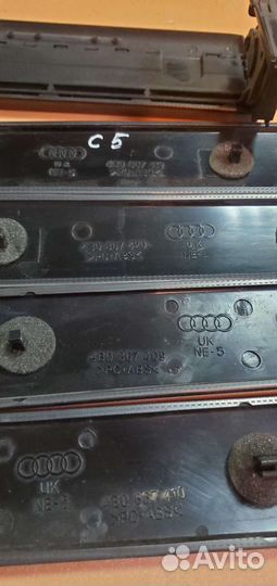 Карбон на Audi A6C5 накладки салона