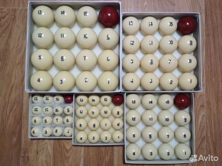Шары для бильярда, новые