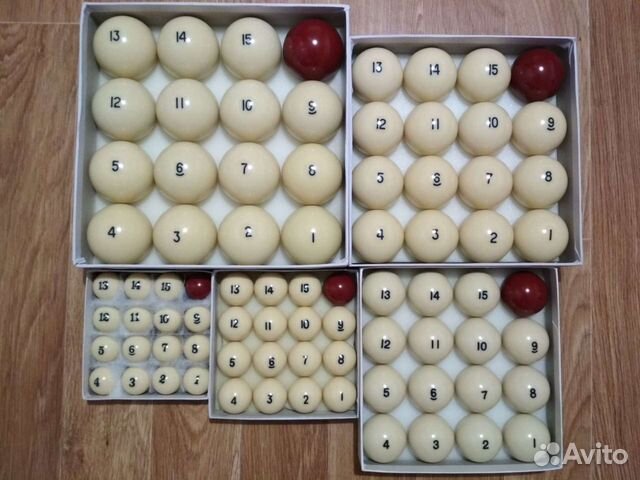 Шары для бильярда, новые