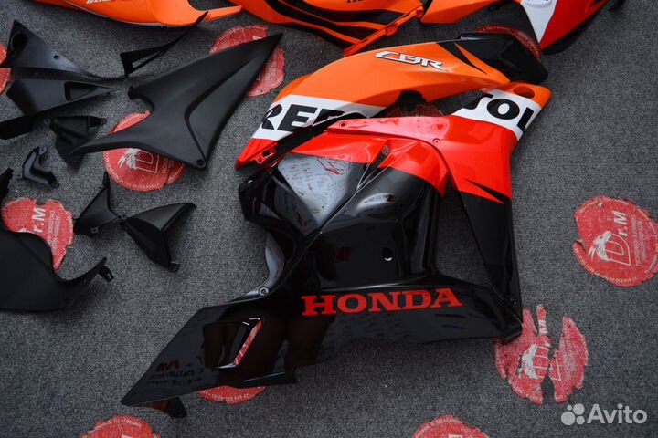 Honda cbr600rr 09-12 2009-2012 09 10 11 12 пластик