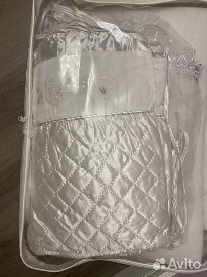 Балдахин и мягкие бортики в кроватку