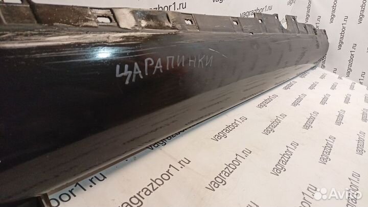 Накладка на порог (наружная) Audi A8 (D3) II реста