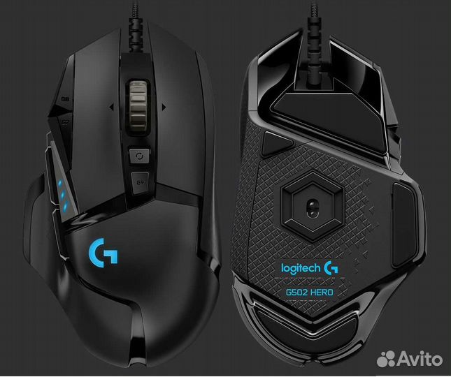 Мышь Logitech G502 Hero черный оптическая