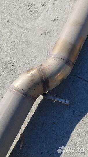 Глушитель apexi с серединкой WRX GDA STI GDB труба