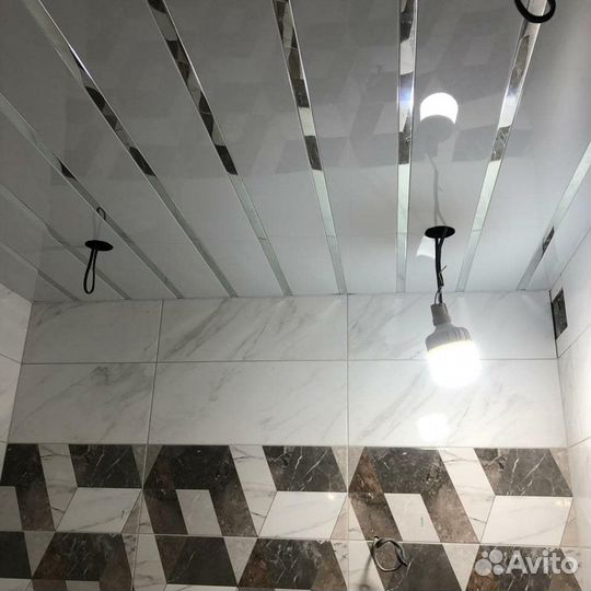 Алюминиевый реечный потолок S-дизайна