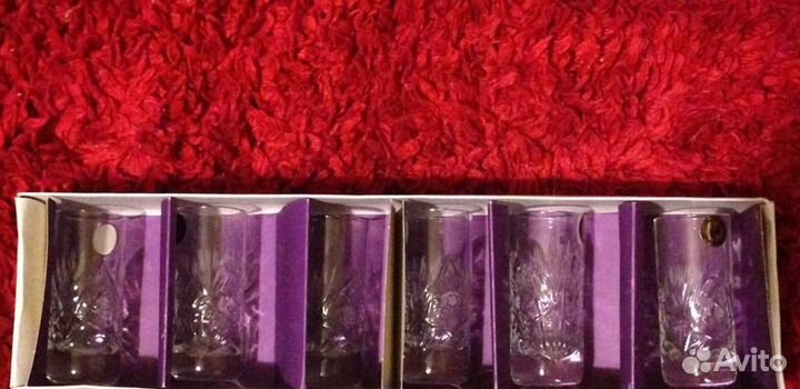 Хрусталь для водки и вина