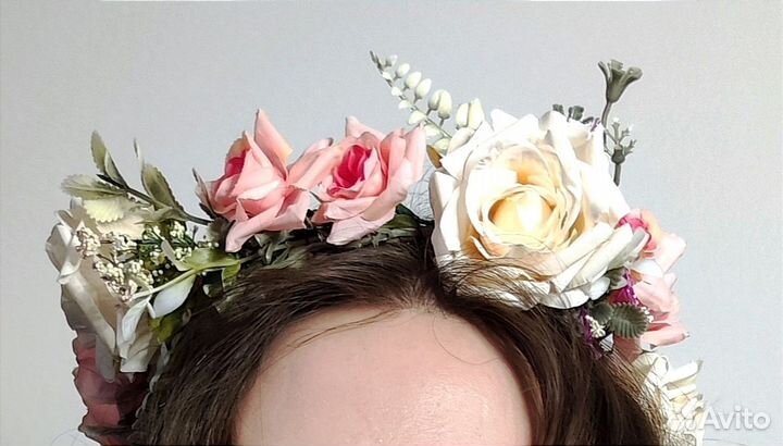 Венок из цветов на голову
