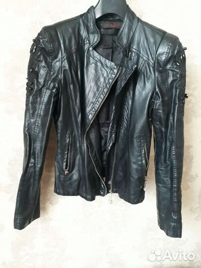 Куртка кожаная