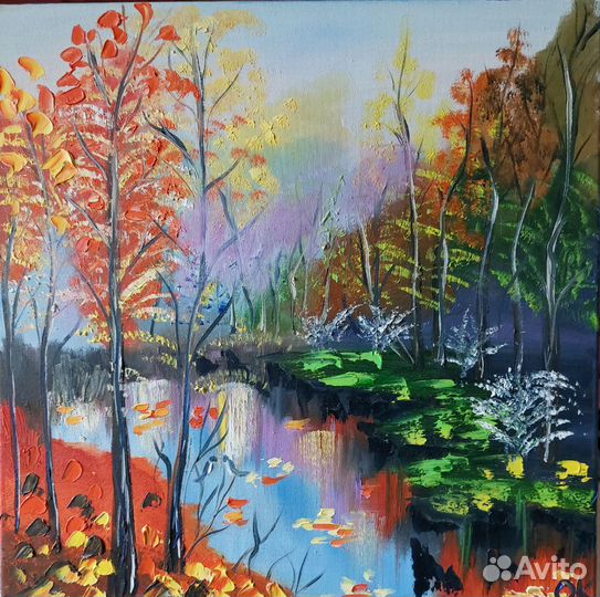 Картина маслом корабль