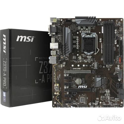 Материнская плата msi z370 a prо
