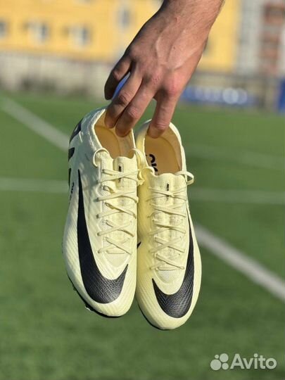 Бутсы Nike Mercurial yellow