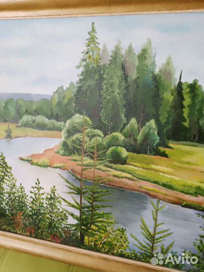 Картина маслом на холсте пейзаж