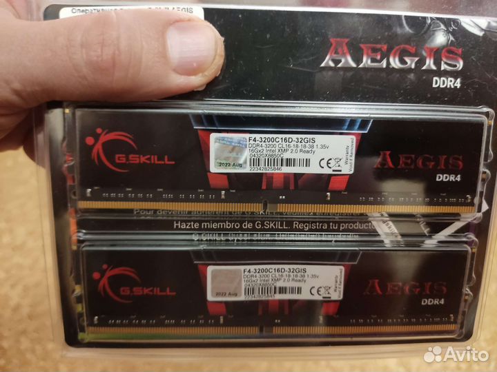 Память ddr4 2 x 16gb