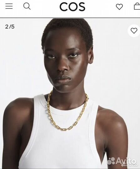 Чокер-колье цепочка cos