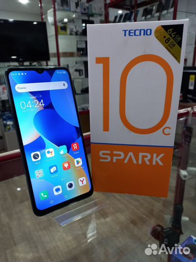 Смартфон Tecno Spark 10C 64GB