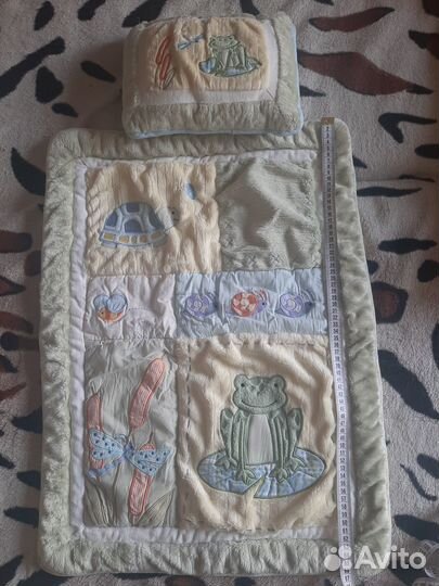 Бортики (противоударники) +одеяло+подушка