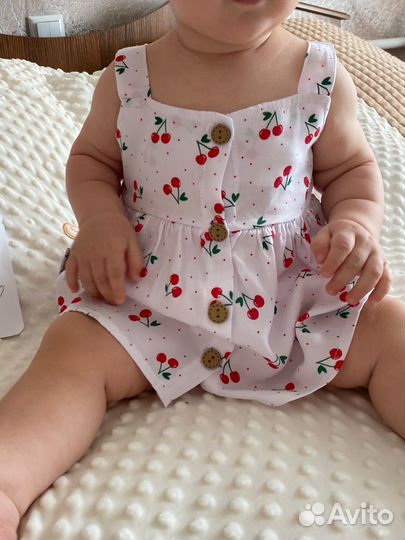 Комлект детский с вишенками