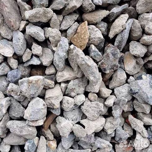 Щебень вторичный любых фракций