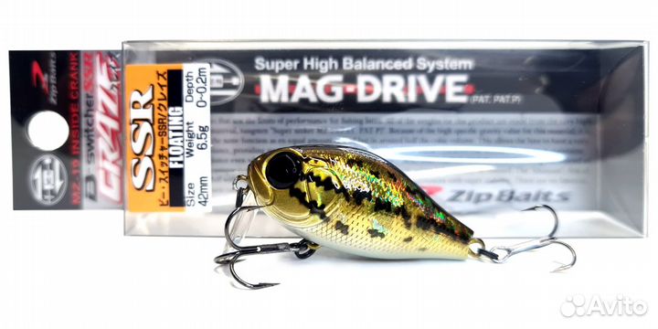 ZipBaits B-Switcher Craze SSR (8 цветов). Япония