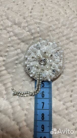 Брошь одуванчик