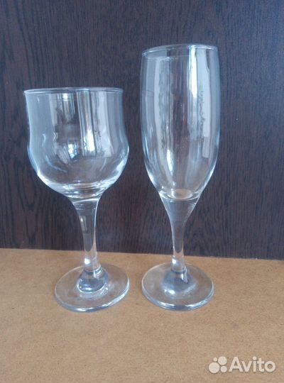 Фужеры бокалы хрусталь стекло