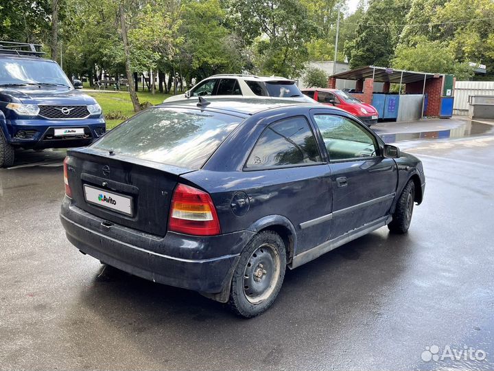 Opel Astra 1.6 МТ, 1999, 100 000 км