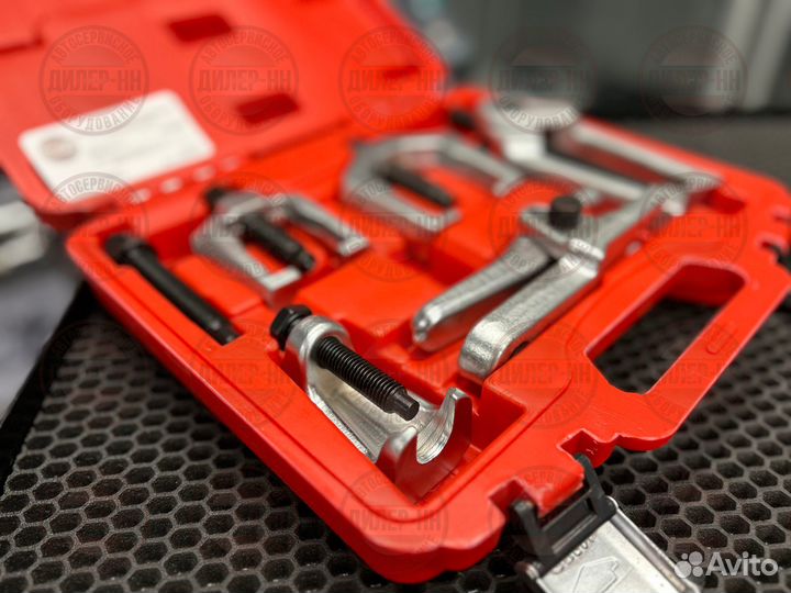 Набор съемников шаровых опор и рулевых тяг Эврика