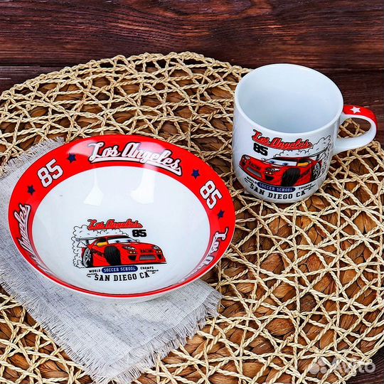 Новая Детская посуда для кормления Фарфор