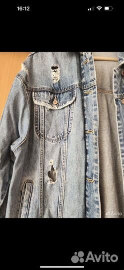 Джинсовая куртка zara L