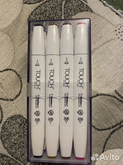 Набор маркеров touch brush main colors 12цв