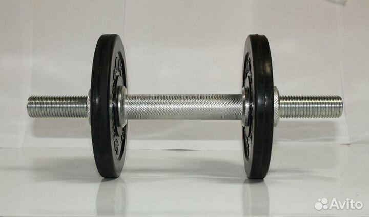 Гантель разборная - 7кг, гриф 35см сталь