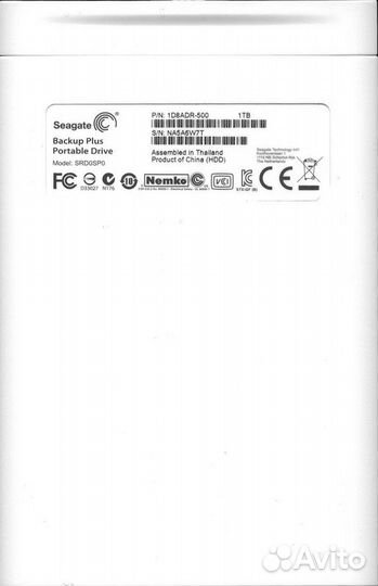 Внешний HDD Seagate Backup Plus Portable Drive (st