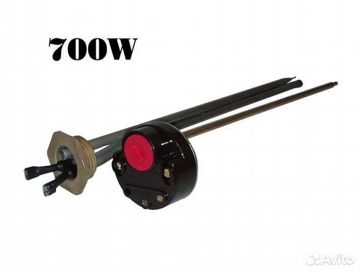 Тэн 700W нержавейка левая резьба д/батарей