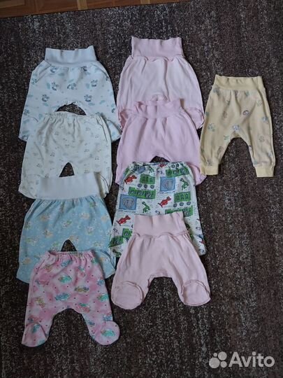 Пакет одежды 50-56 размер (0-3 месяца)
