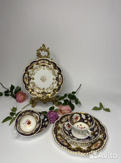 Антикварные Чайные пары англия 19 век