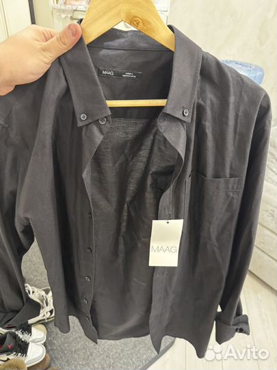 Рубашка черная Maag