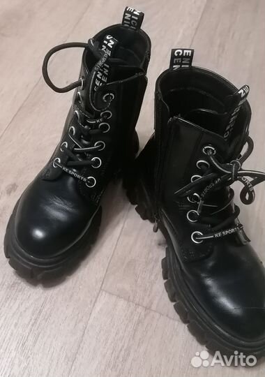 Ботинки демисезонные для девочки 35 размер