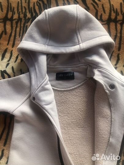 Детский комбез с начесом (с шапкой)