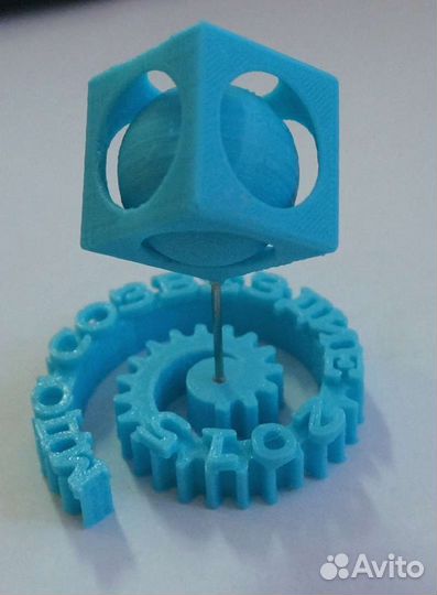 3D печать (пласт. PLA черный, белый)